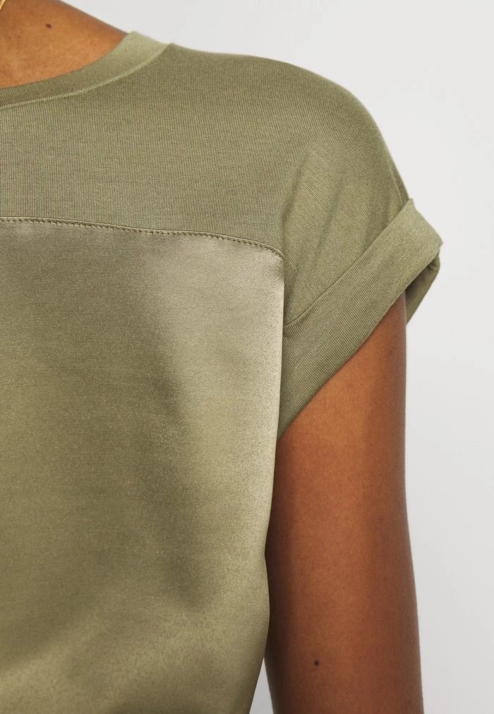 Chemise ANNA FIELD Anna Field Basic T-shirt Vert Olive Femme | JYC-3919402